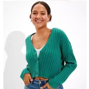 American Eagle Outfitters  Ribbed Cardigan